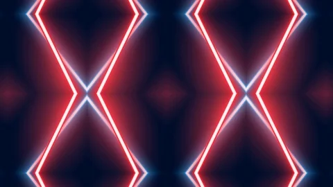 Poly Art Kaleidoscope Hypnotic Pattern Animation Footage Stock Footage 122441662