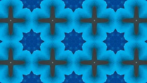 Poly Art Kaleidoscope Hypnotic Pattern Animation Footage Stock Footage 122442130