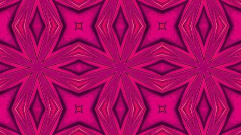 Poly Art Kaleidoscope Hypnotic Pattern Animation Footage Stock Footage 122442202