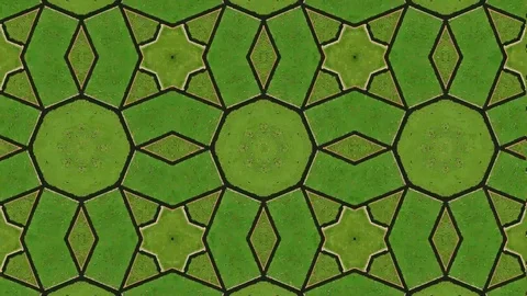 Poly Art Kaleidoscope Hypnotic Pattern Animation Footage Stock Footage 122442360
