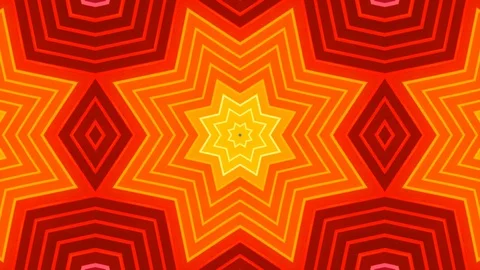 Poly Art Kaleidoscope Hypnotic Pattern Animation Footage Stock Footage 122442709