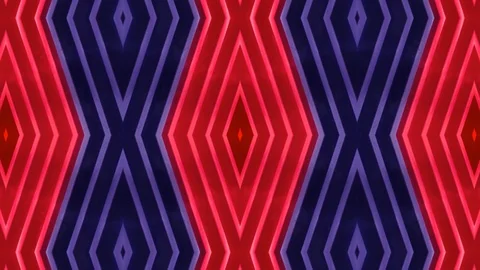 Poly Art Kaleidoscope Hypnotic Pattern Animation Footage Stock Footage 122442969