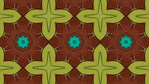 Poly Art Kaleidoscope Hypnotic Pattern Animation Footage Stock Footage 122443513
