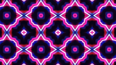 Poly Art Kaleidoscope Hypnotic Pattern Animation Footage Stock Footage 122443810