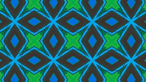Poly Art Kaleidoscope Hypnotic Pattern Animation Footage Stock Footage 122444042