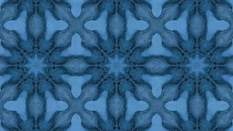 Poly Art Kaleidoscope Hypnotic Pattern Animation Footage Stock Footage 122444703