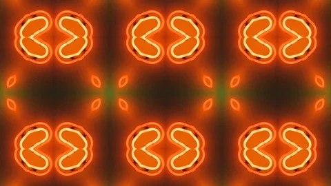 Poly Art Kaleidoscope Hypnotic Pattern Animation Footage Stock Footage 122444903