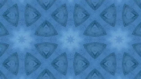 Poly Art Kaleidoscope Hypnotic Pattern Animation Footage Video stock 122444933