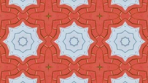Poly Art Kaleidoscope Hypnotic Pattern Animation Footage Stock Footage 122444978
