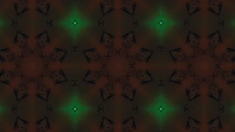Poly Art Kaleidoscope Hypnotic Pattern Animation Footage Stock Footage 122445366