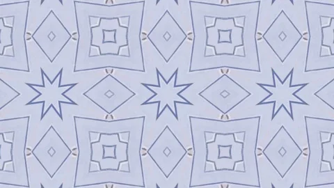 Poly Art Kaleidoscope Hypnotic Pattern Animation Footage Video stock 122445685