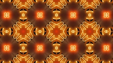 Poly Art Kaleidoscope Hypnotic Pattern Animation Footage Stock Footage 122445713