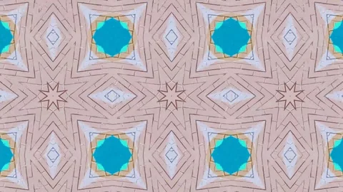 Poly Art Kaleidoscope Hypnotic Pattern Animation Footage Stock Footage 122445752