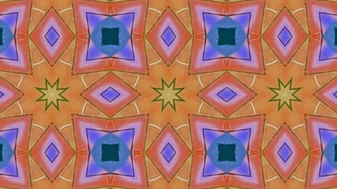 Poly Art Kaleidoscope Hypnotic Pattern Animation Footage Stock Footage 122445754