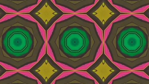Poly Art Kaleidoscope Hypnotic Pattern Animation Footage Stock Footage 122446669