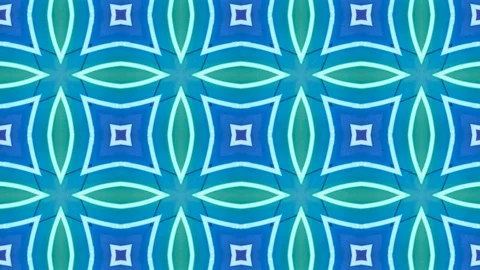 Poly Art Kaleidoscope Hypnotic Pattern Animation Footage Stock Footage 122600648