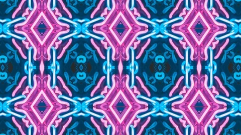 Poly Art Kaleidoscope Hypnotic Pattern Animation Footage Stock Footage 122600834