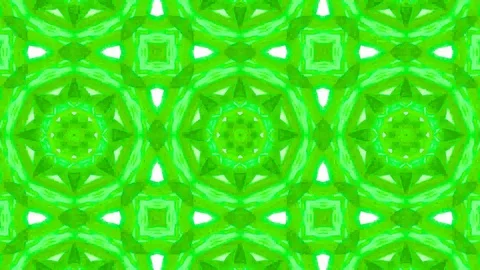 Poly Art Kaleidoscope Hypnotic Pattern Animation Footage Stock Footage 122601451