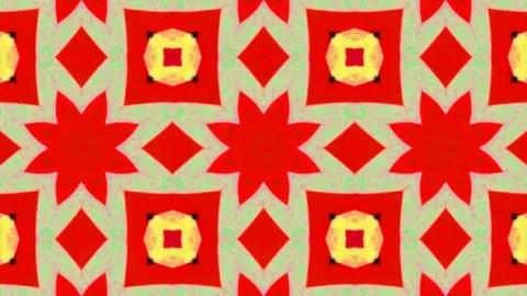 Poly Art Kaleidoscope Hypnotic Pattern Animation Footage Stock Footage 122601492