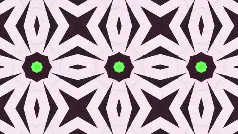Poly Art Kaleidoscope Hypnotic Pattern Animation Footage Stock Footage 122601520