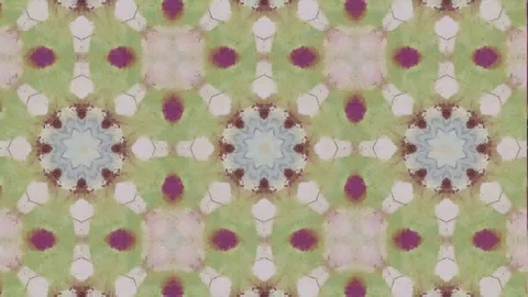 Poly Art Kaleidoscope Hypnotic Pattern Animation Footage Stock Footage 122601538