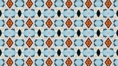 Poly Art Kaleidoscope Hypnotic Pattern Animation Footage Stock Footage 122601631