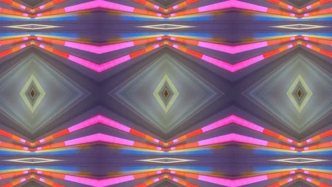 Poly Art Kaleidoscope Hypnotic Pattern Animation Footage Stock Footage 122601829