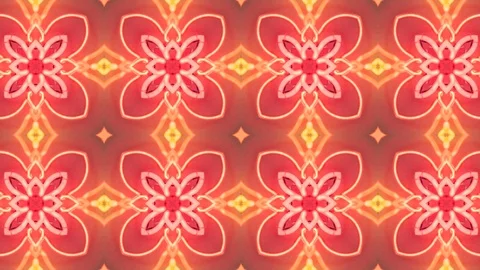 Poly Art Kaleidoscope Hypnotic Pattern Animation Footage Stock Footage 122602569