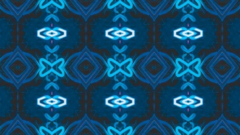 Poly Art Kaleidoscope Hypnotic Pattern Animation Footage Stock Footage 122602765