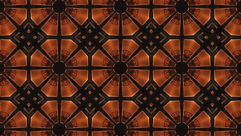 Poly Art Kaleidoscope Hypnotic Pattern Animation Footage Stock Footage 122603225