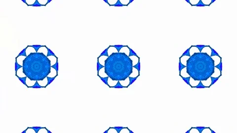 Poly Art Kaleidoscope Hypnotic Pattern Animation Footage Stock Footage 122603346