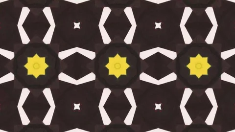 Poly Art Kaleidoscope Hypnotic Pattern Animation Footage Stock Footage 122689817