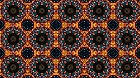 Poly Art Kaleidoscope Hypnotic Pattern Animation Footage Stock Footage 122690472