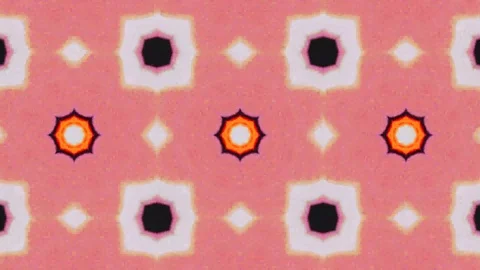 Poly Art Kaleidoscope Hypnotic Pattern Animation Footage Stock Footage 122690580