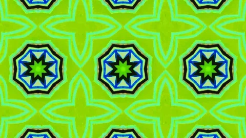 Poly Art Kaleidoscope Hypnotic Pattern Animation Footage Stock Footage 122690588