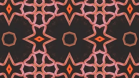 Poly Art Kaleidoscope Hypnotic Pattern Animation Footage Stock Footage 122690652