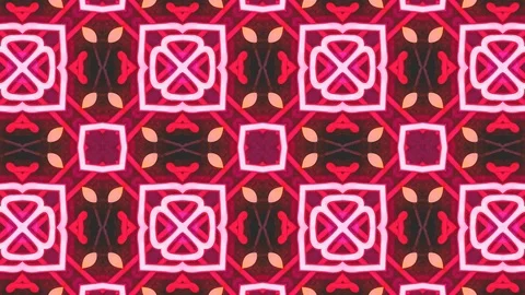 Poly Art Kaleidoscope Hypnotic Pattern Animation Footage Stock Footage 122690904