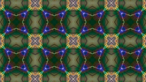 Poly Art Kaleidoscope Hypnotic Pattern Animation Footage Stock Footage 122690974