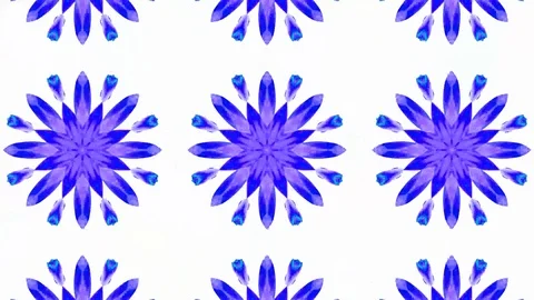 Poly Art Kaleidoscope Hypnotic Pattern Animation Footage Stock Footage 122691045