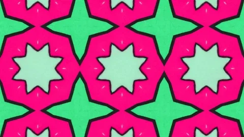 Poly Art Kaleidoscope Hypnotic Pattern Animation Footage Stock Footage 122691239