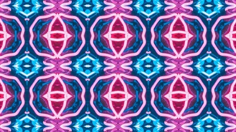 Poly Art Kaleidoscope Hypnotic Pattern Animation Footage Stock Footage 122691249
