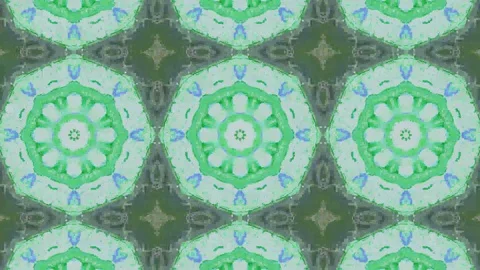 Poly Art Kaleidoscope Hypnotic Pattern Animation Footage Stock Footage 122691680