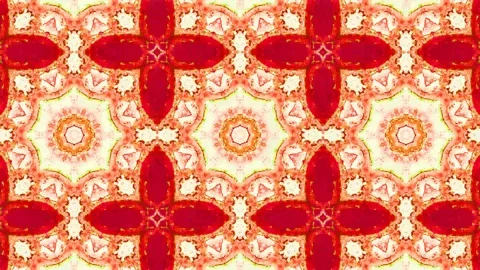 Poly Art Kaleidoscope Hypnotic Pattern Animation Footage Stock Footage 122691753