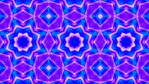 Poly Art Kaleidoscope Hypnotic Pattern Animation Footage Stock Footage 122691793