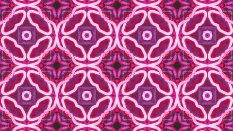 Poly Art Kaleidoscope Hypnotic Pattern Animation Footage Stock Footage 122691976