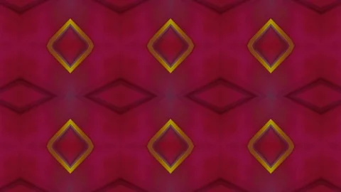 Poly Art Kaleidoscope Hypnotic Pattern Animation Footage Stock Footage 122692003