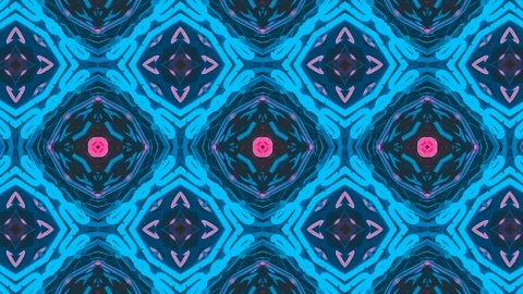 Poly Art Kaleidoscope Hypnotic Pattern Animation Footage Stock Footage 122692690