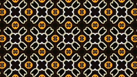 Poly Art Kaleidoscope Hypnotic Pattern Animation Footage Stock Footage 122693091