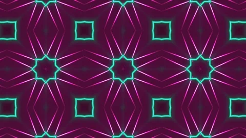 Poly Art Kaleidoscope Hypnotic Pattern Animation Footage Stock Footage 122693256