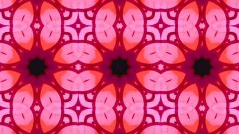 Poly Art Kaleidoscope Hypnotic Pattern Animation Footage Stock Footage 122693556